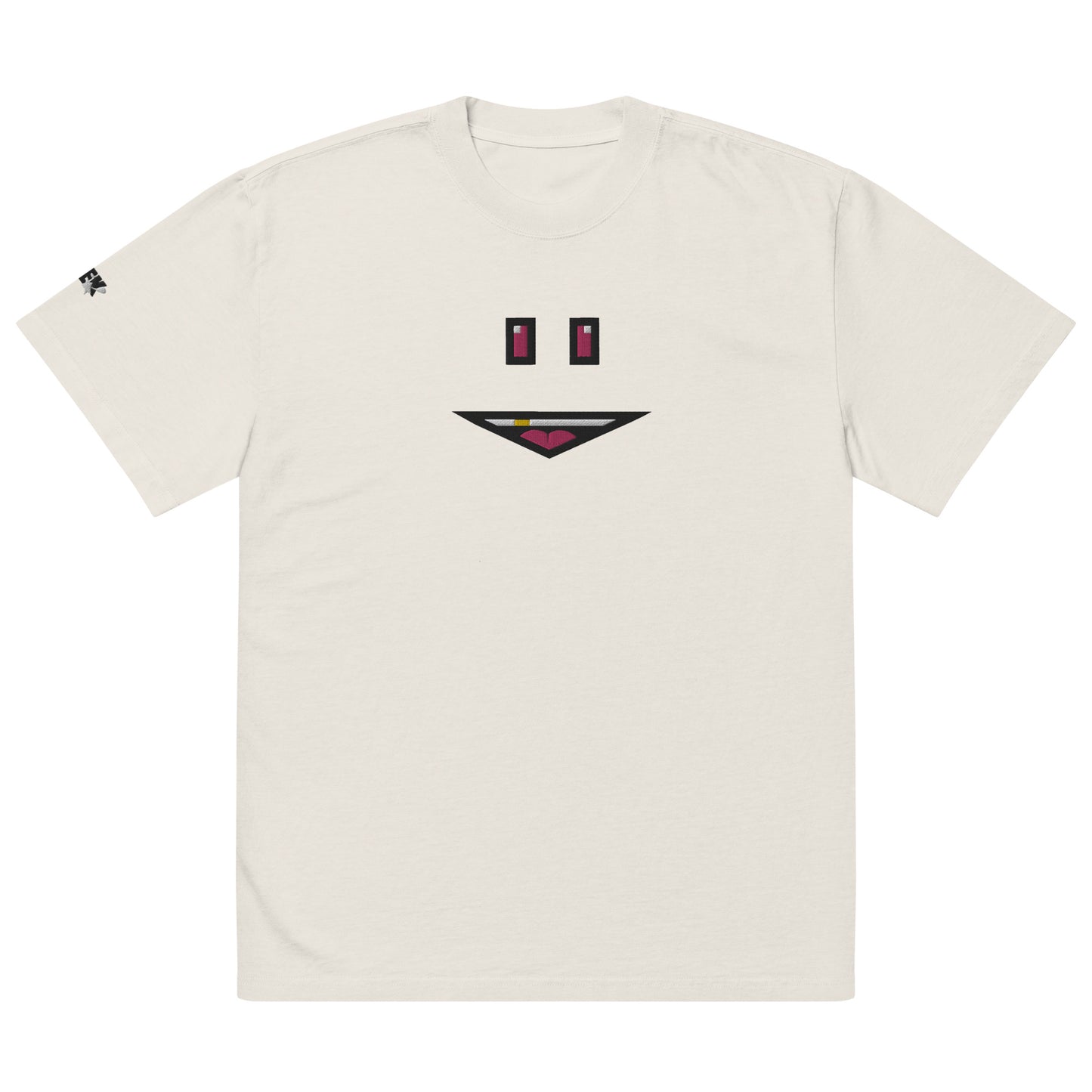 Oversized KEK face faded t-shirt